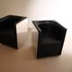 Pair of Inox Armchairs | Germany 1980s