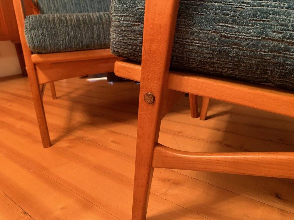 Set of vintage armchairs by Wilhelm Knoll, 1960s