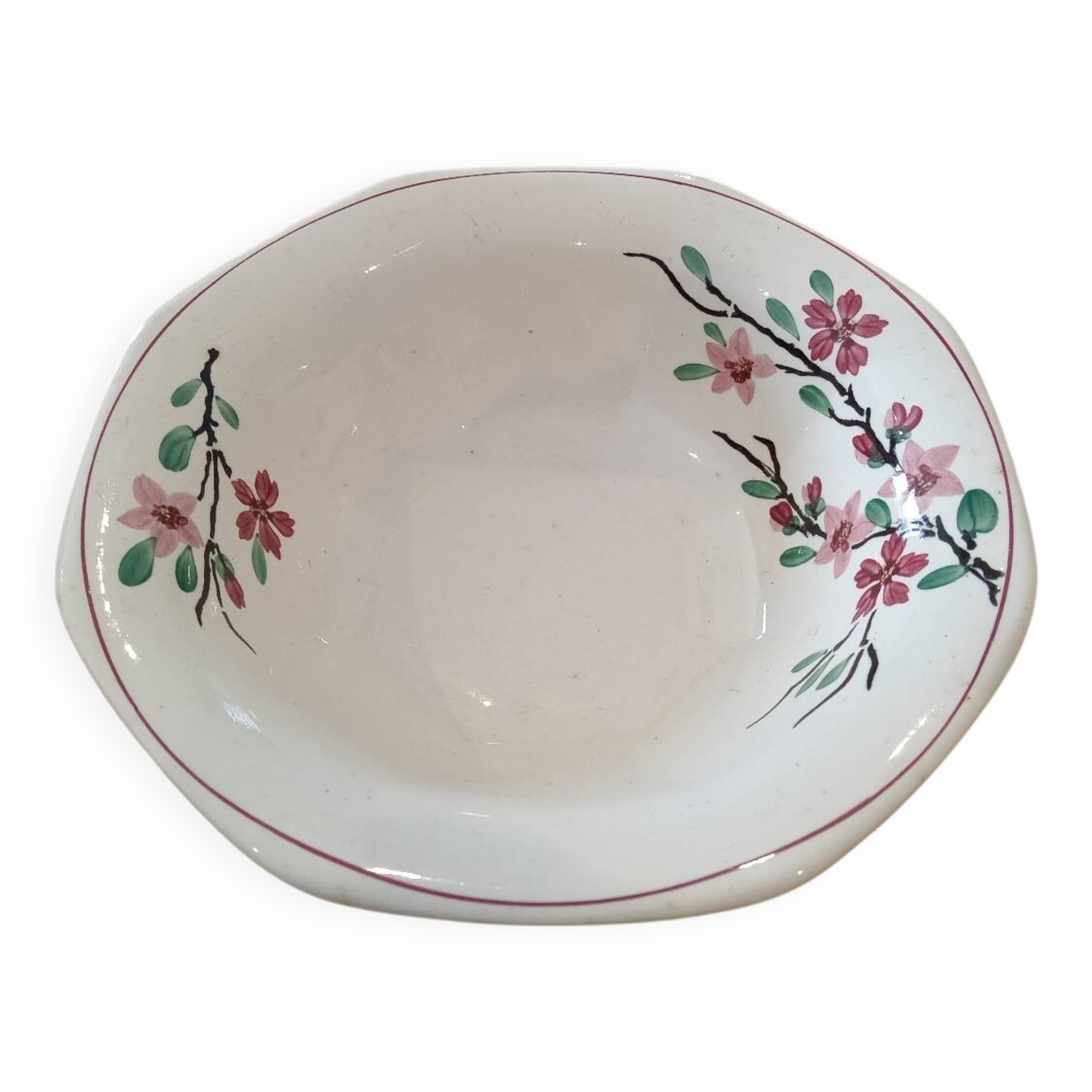 Sarreguemines Aigues-Vives salad bowl