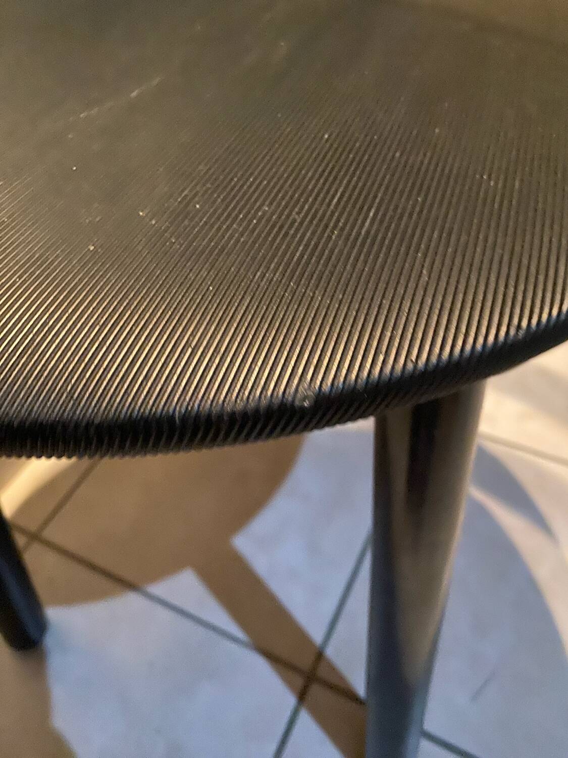 Postmodern chair in Italian Memphis design.