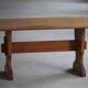 Swedish solid pine dining table from the mid-20th century, Åby Möbelfabrik, 1940s.