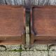 Pair of vintage Louis XV style bedside tables, wood, vintage, 60s