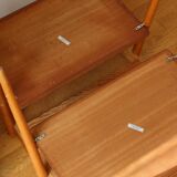 Pair of teak bedside tables, Carlström Möbelfabrik, Sweden, 1960s