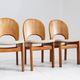 Chaises de salle à manger vintage en teck danois par Glostrup, lot de 5