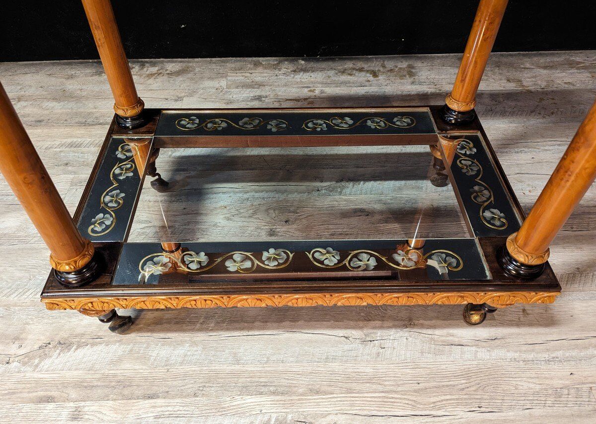 Serving italian design trolley of the 70s