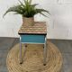 Vintage Formica chest stool