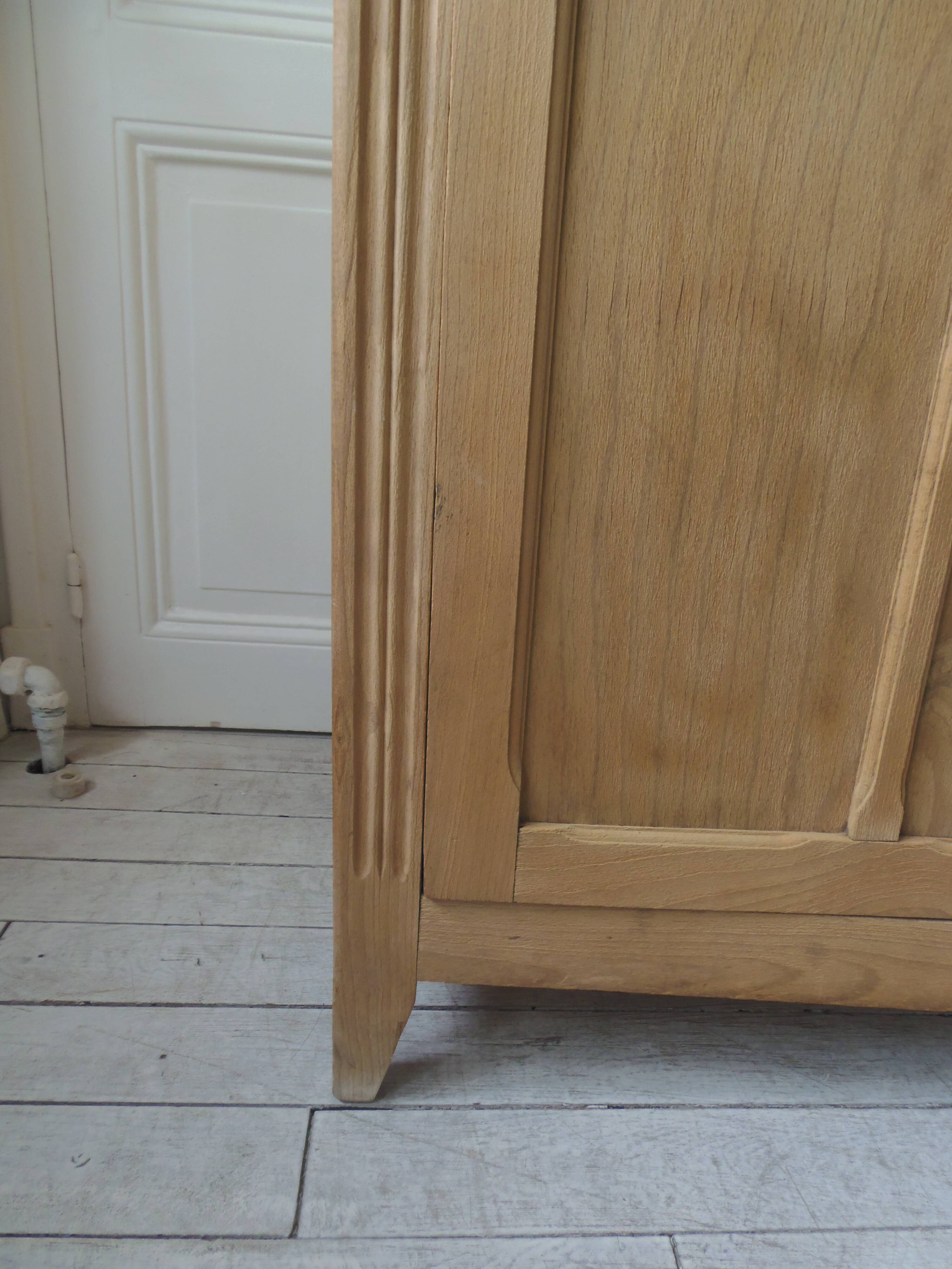 Wardrobe, vintage Parisian dresser has been completely sanded and waxed.