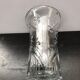 Vase design verre moulé décor cerises vintage