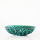 Vintage green twisted ceramic fruit cup