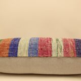 Turkish kilim cushion, 40x90 cm