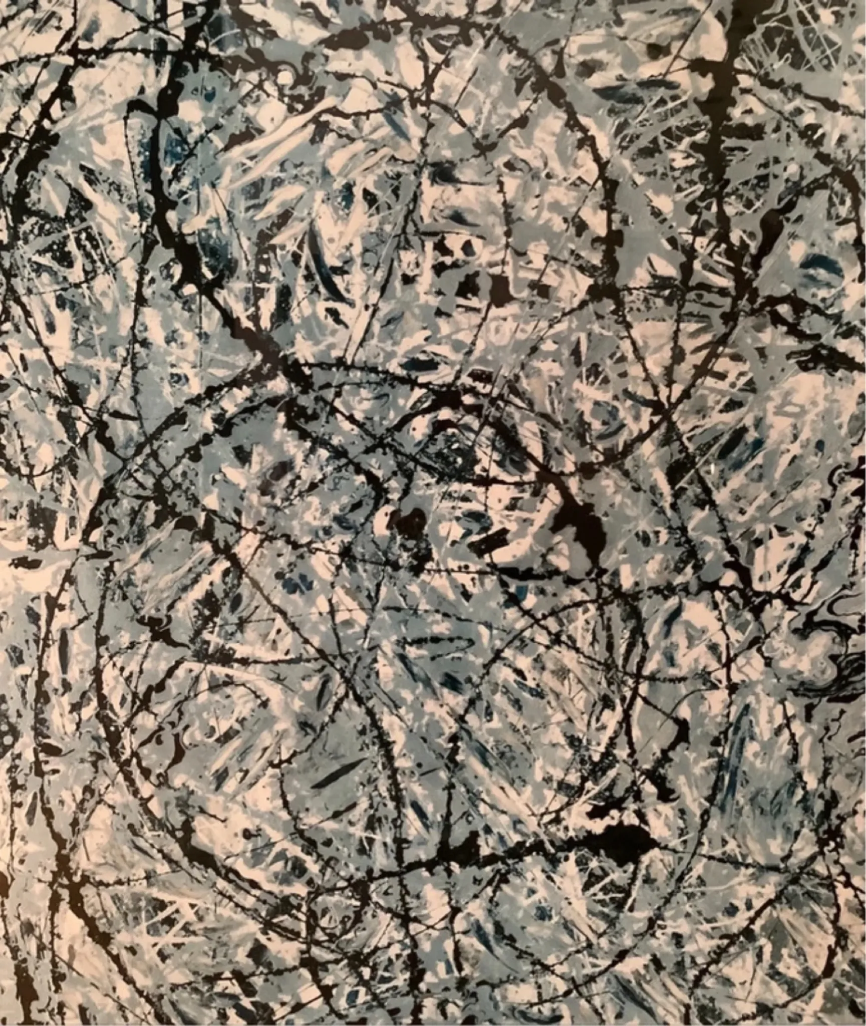Pollock vintage poster from the 80s.
