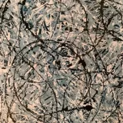Pollock vintage poster from the 80s.