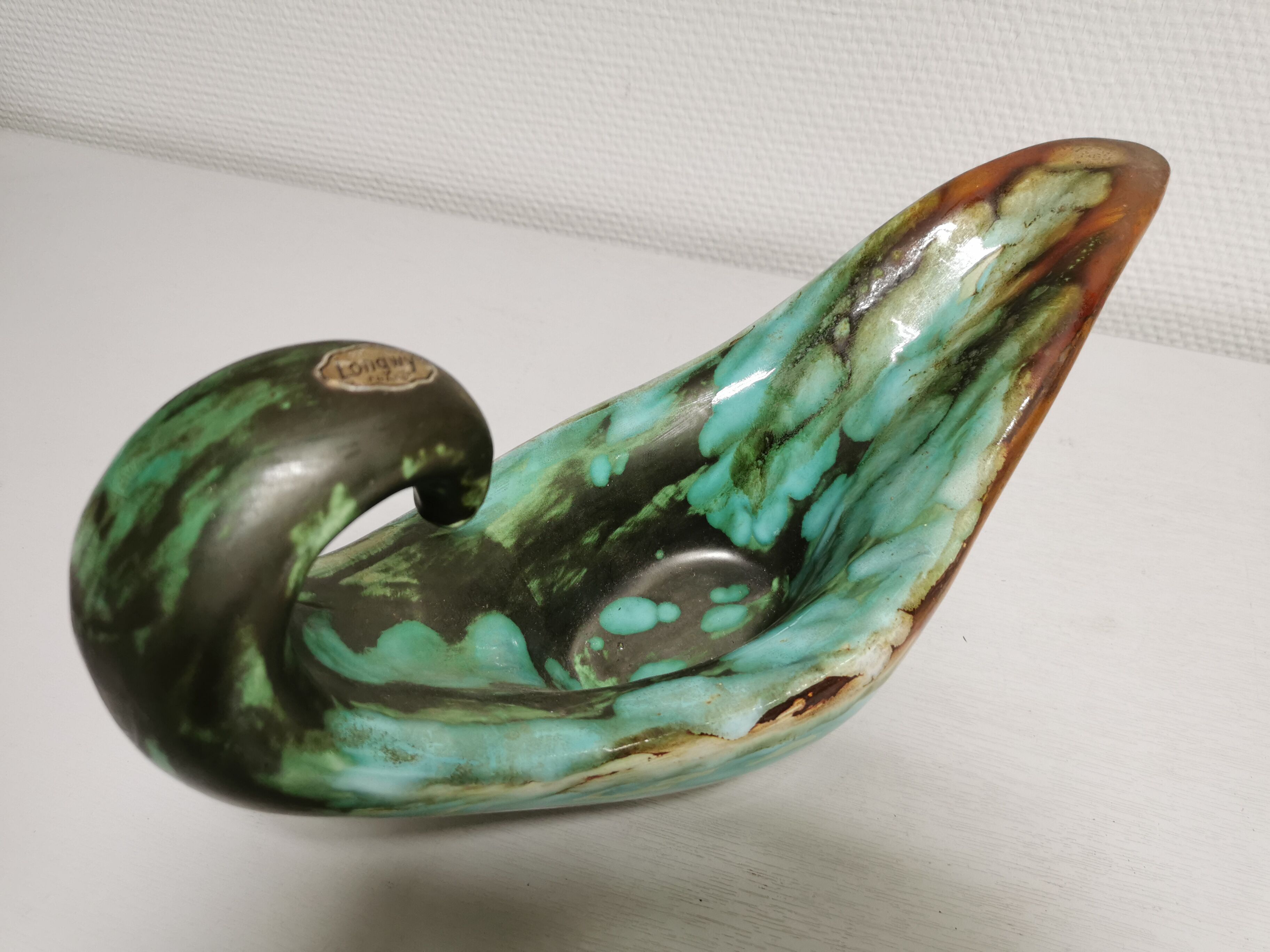 Cup / Vacuum vintage ceramic pocket LONGWY