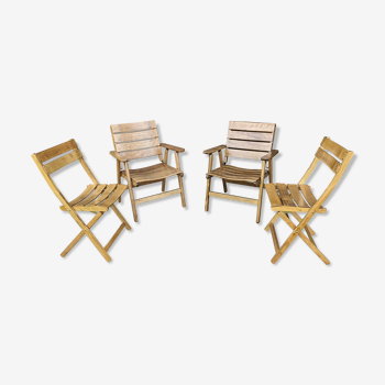 Ensemble fauteuils et chaises Sodibois