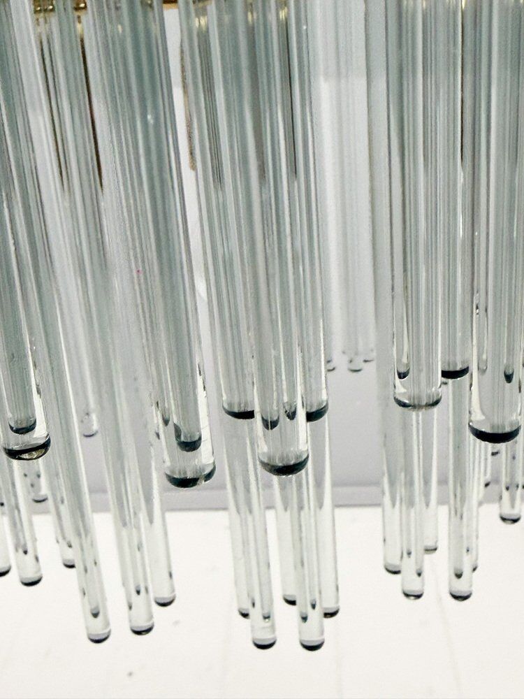 Mid-century modern chandelier by Gaetano Sciolari, 1970s