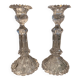Pair of cut glass candlesticks – Napoleon III period