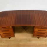 ORDO Mahogany Executive Desk – 1960