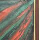 Original Swedish Oil on Canvas – Abstract Expressionist Composition – Vintage & Framed