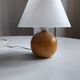 Solid wood ball lamp 1960