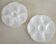 2 oyster plates Gien