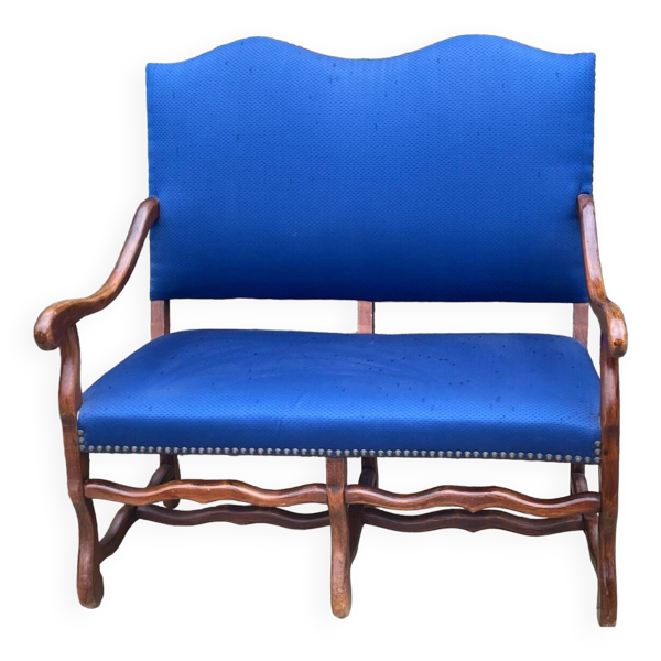 Banquette 2 places en noyer
