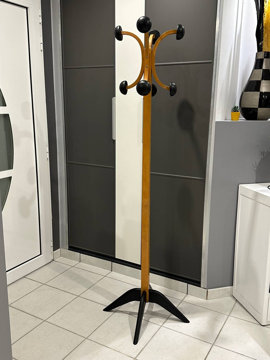 Vintage 1950s Stella French Bistro Coat Rack