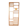 Vintage teak wooden roomdivider 1970s