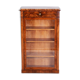 Biedermeier Display Bookcase, Walnut, Czech, 1830s