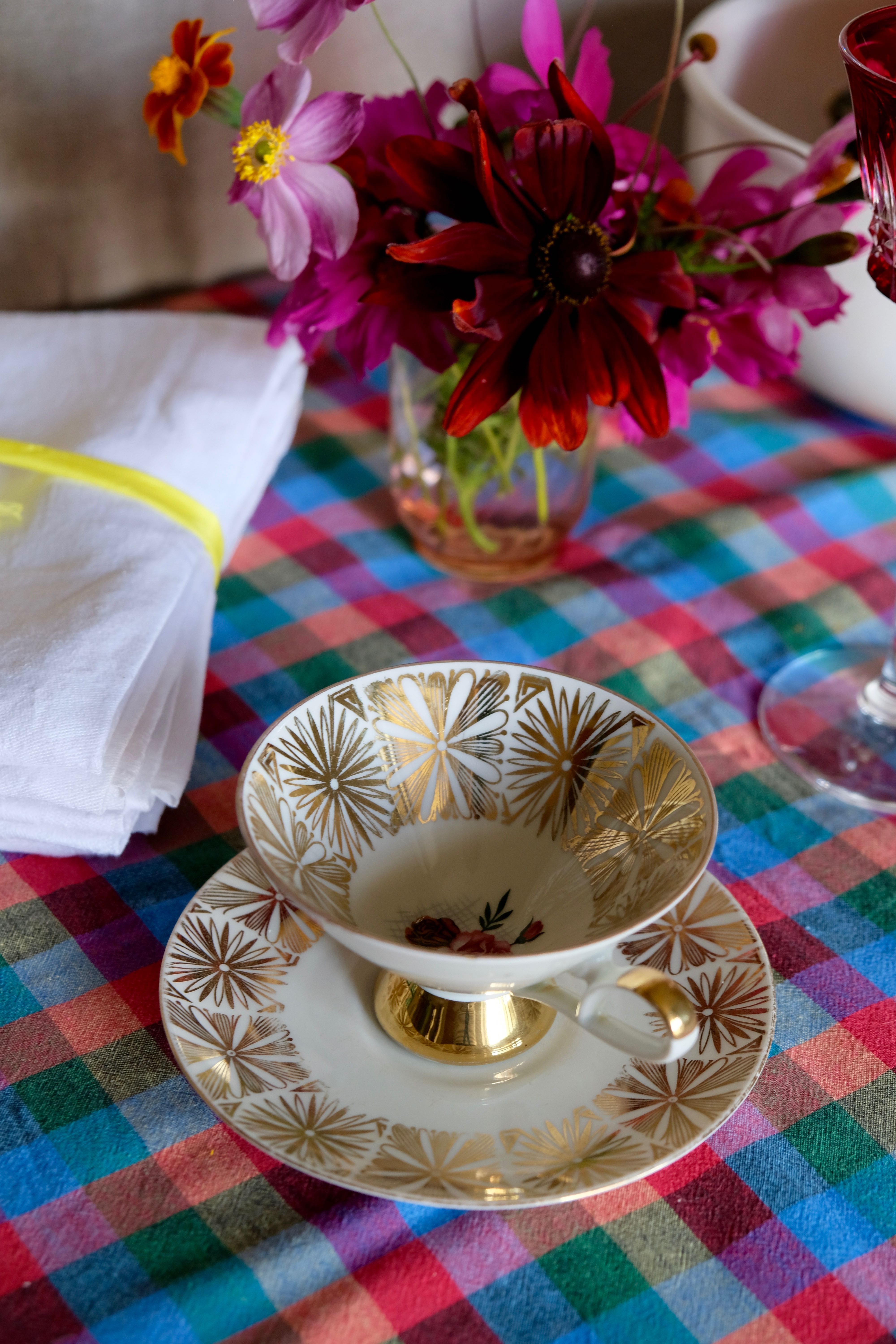 Walking cup tea / coffee porcelain fine Bavarian manufacture Gareis Waldsasse