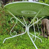 Wrought iron garden table