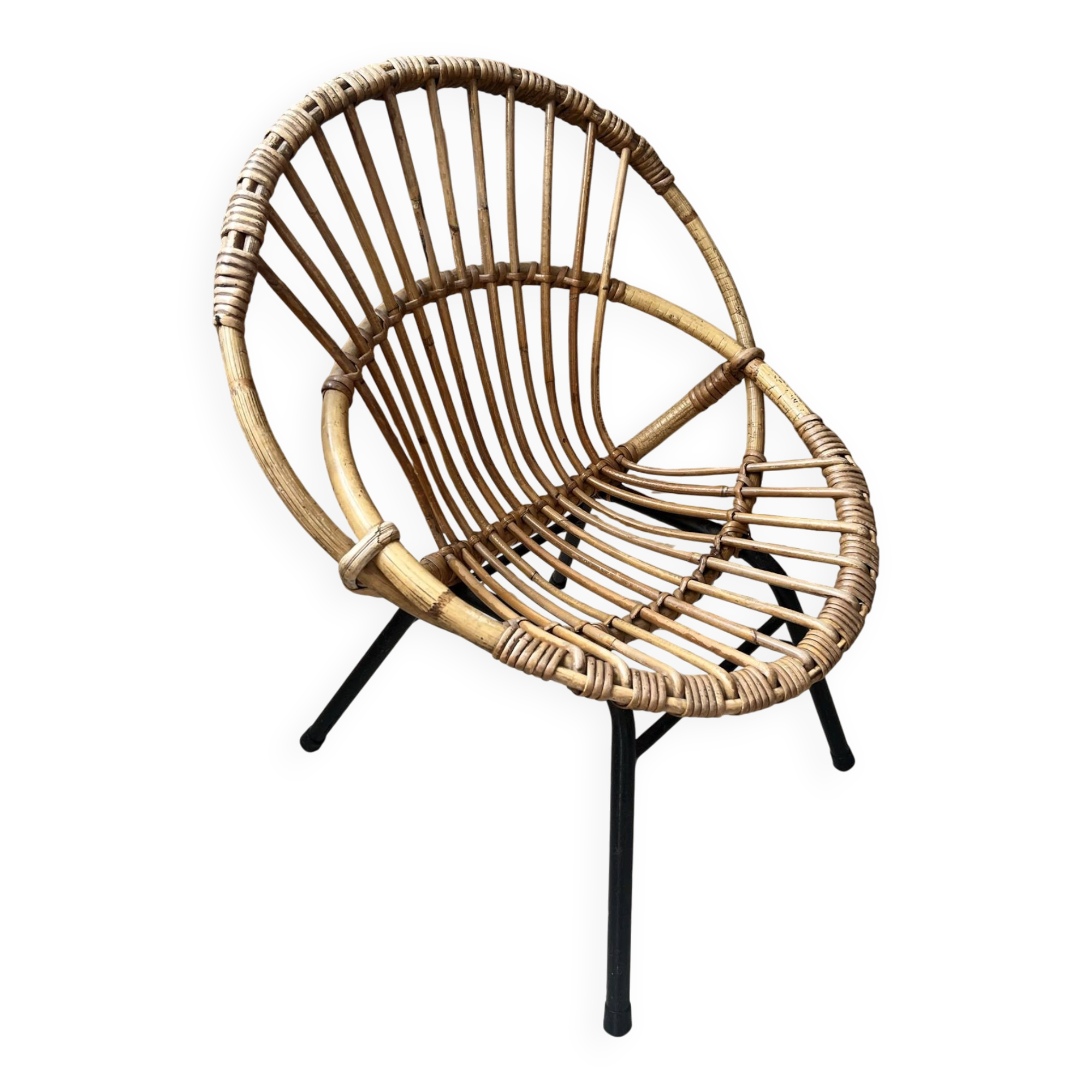 Child's rattan armchair