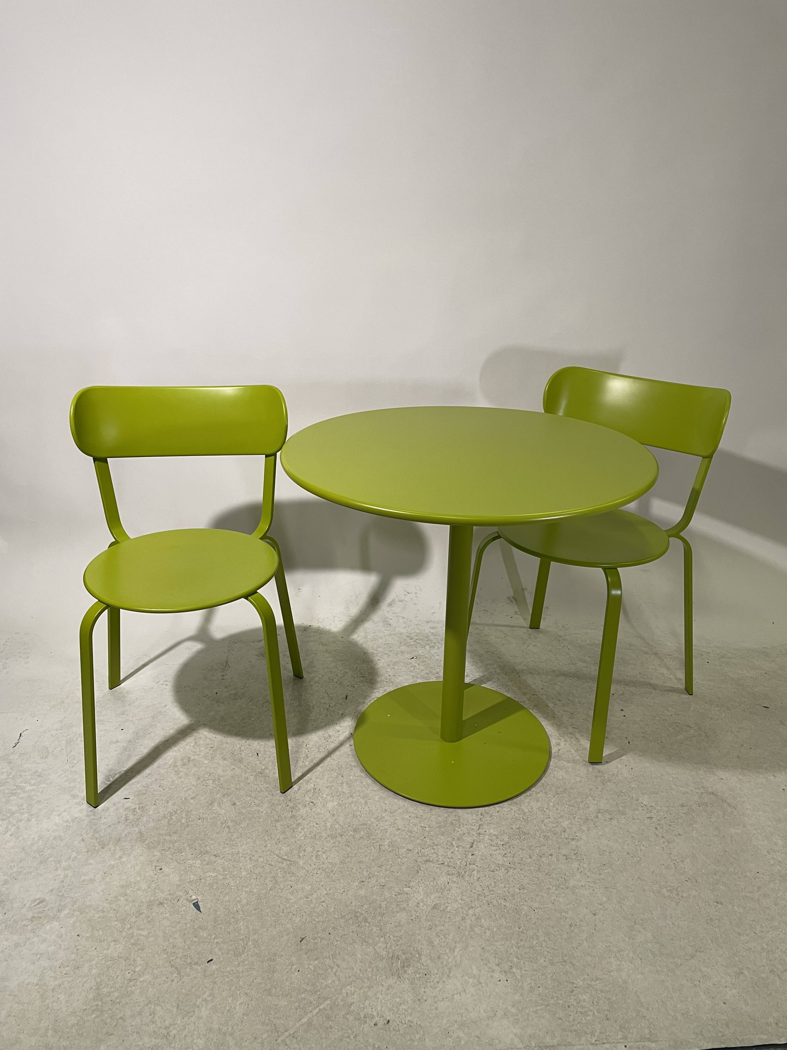Ensemble de table et 2 chaises d'extérieur lapalma (patrice norguet)