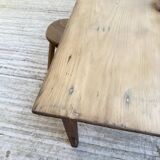 Table de ferme en pin, 1950