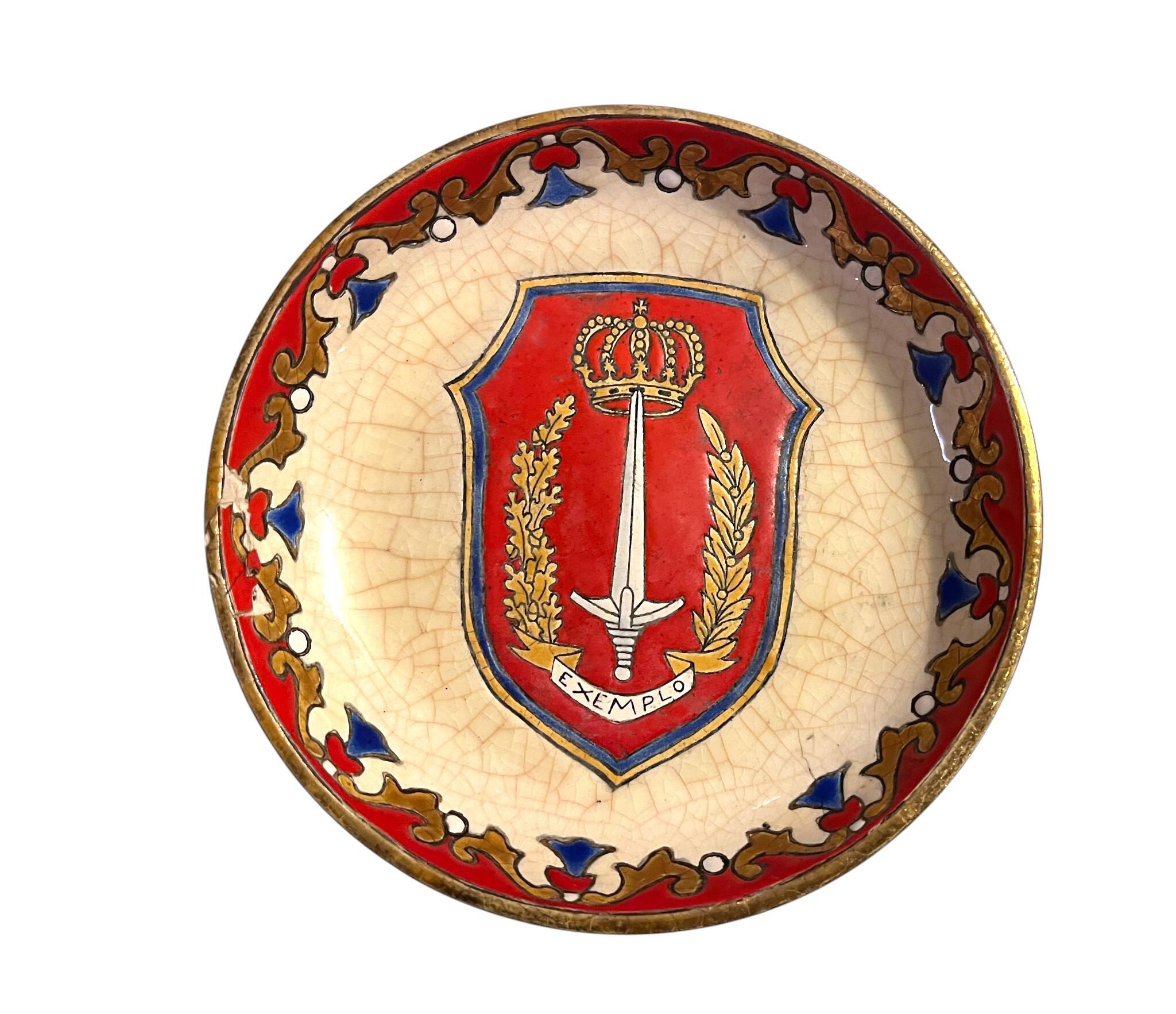 Vide-poche, coupelle en émaux de Longwy, XXème s.