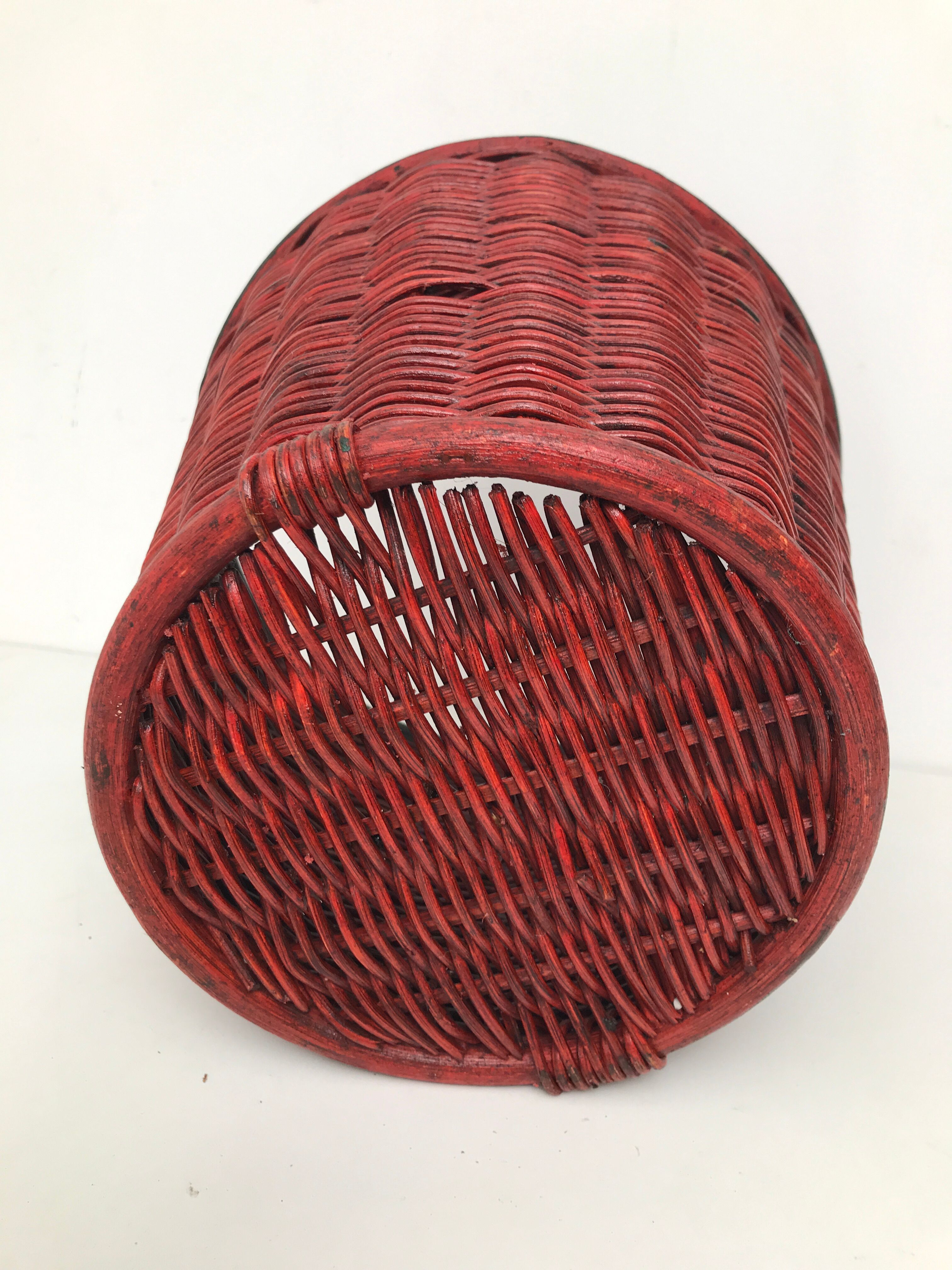 Old wood wrought iron tricycle bike