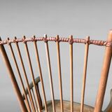 Chaise à dossier haut par Albert Haberer pour Hermann Fleiner