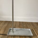 Lampadaire en alu brossé pivotant années 70