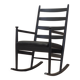 Fauteuil à bascule en hêtre, design danois, années 1970, production : Danemark