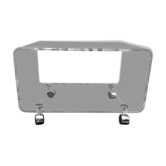 Table basse en plexiglas