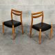Paire de chaises style scandinave 1970