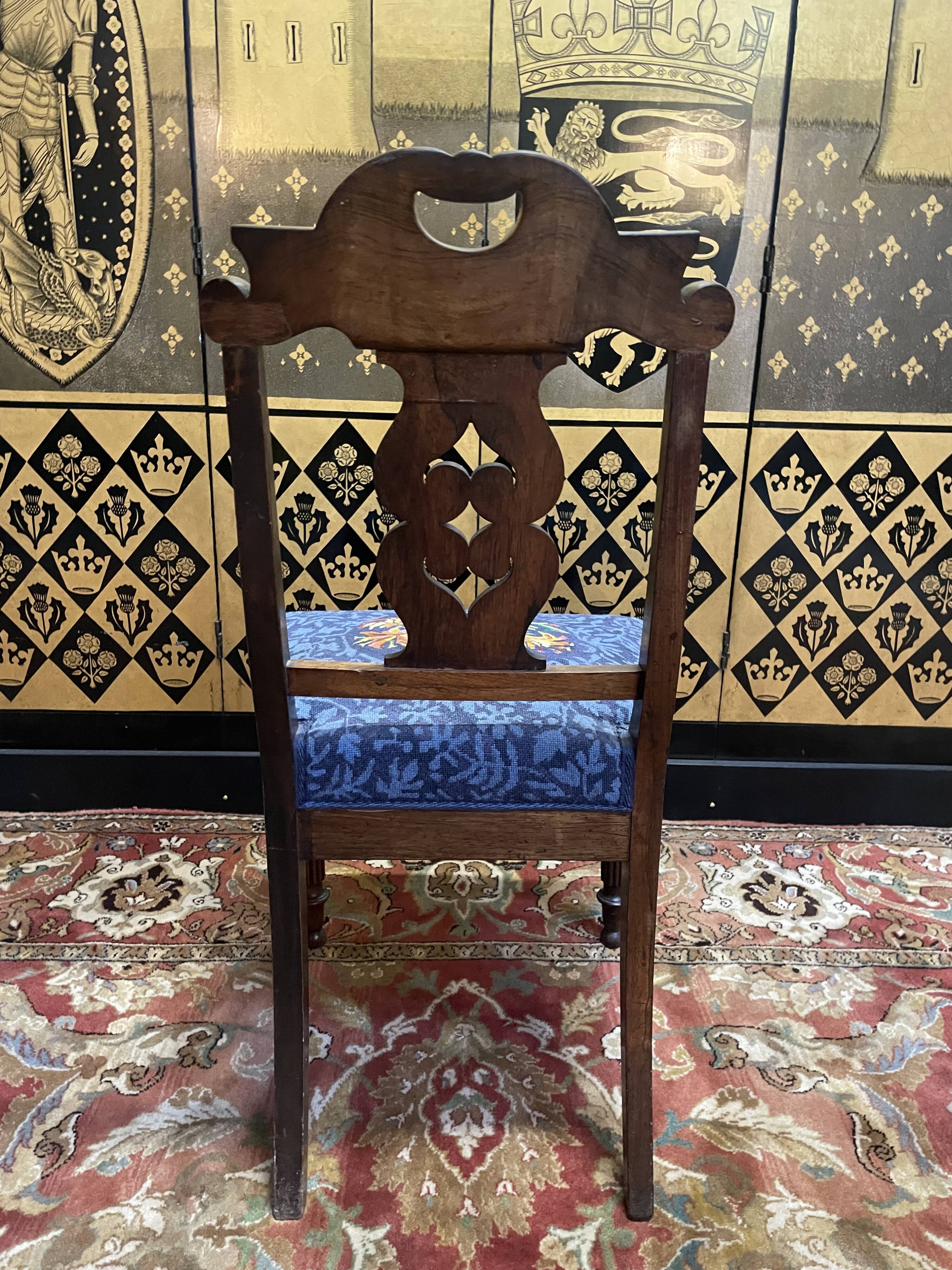 Set of 6 English chairs - Victorian