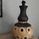 Vintage ceramic sun lamp from the 70s.