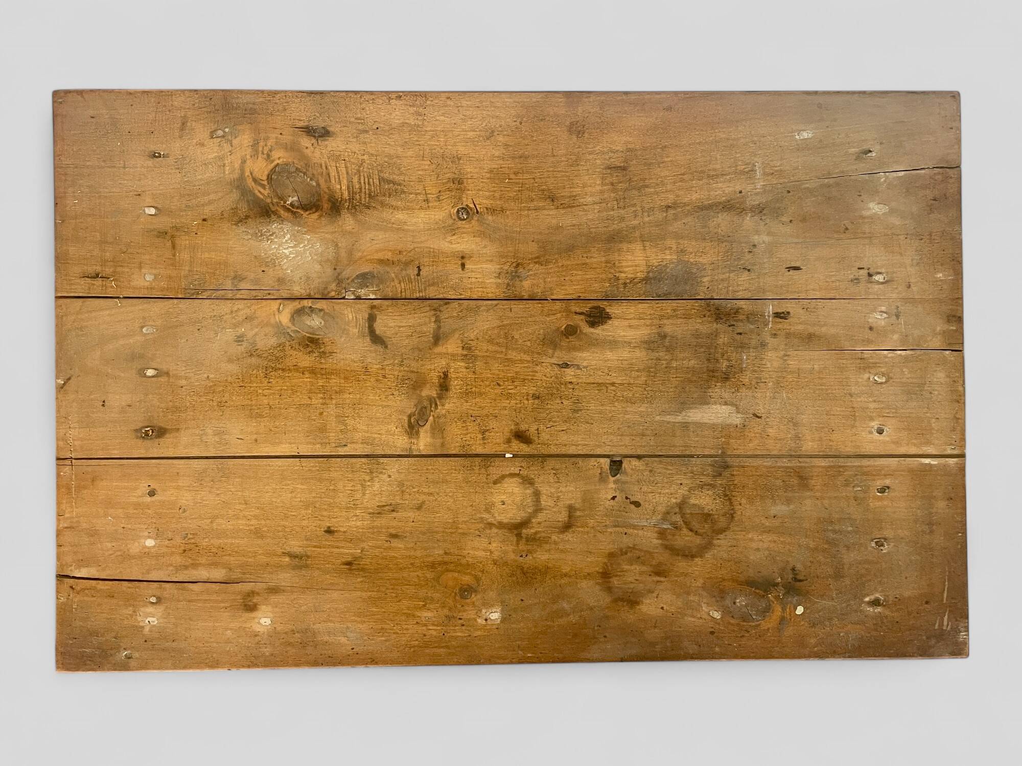 Antique patinated wooden table