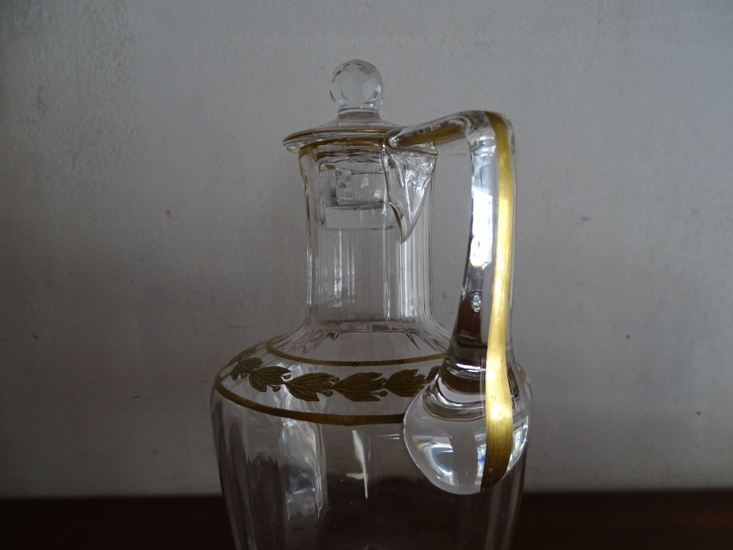 Former night service golden crystal Louis Damon - 20 Bd malherbes Paris - Signed