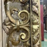 19th century Italian mirror in wood and gilded plaster