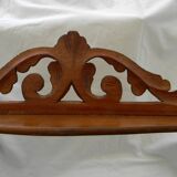 Antique mahogany shelf, 19th century.