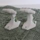 Pair of Paris porcelain coat hooks