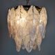 Mazzega chandelier in Murano lila glass, Italy, 1970
