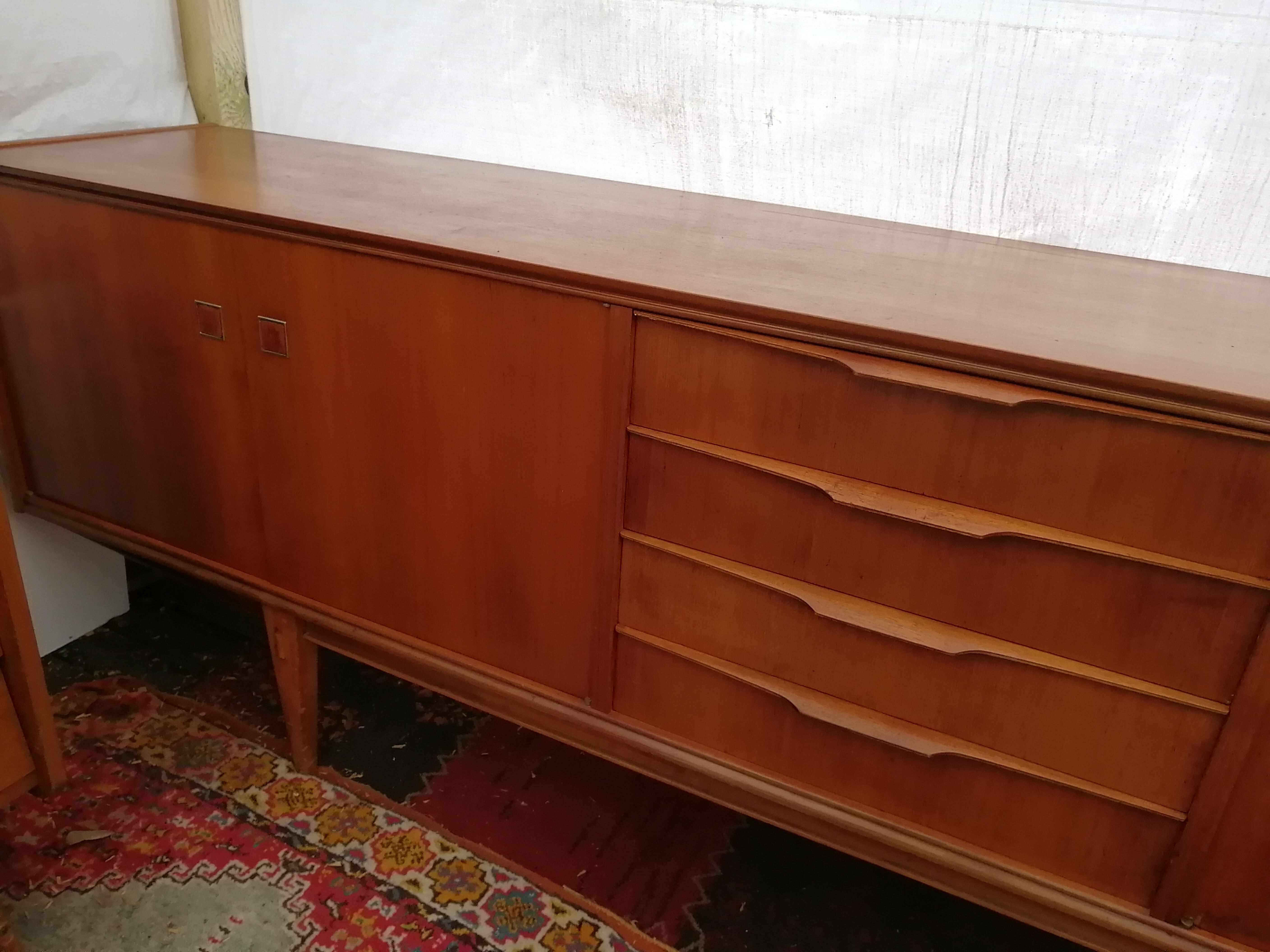 Scandinavian vintage teak sideboard, 60s