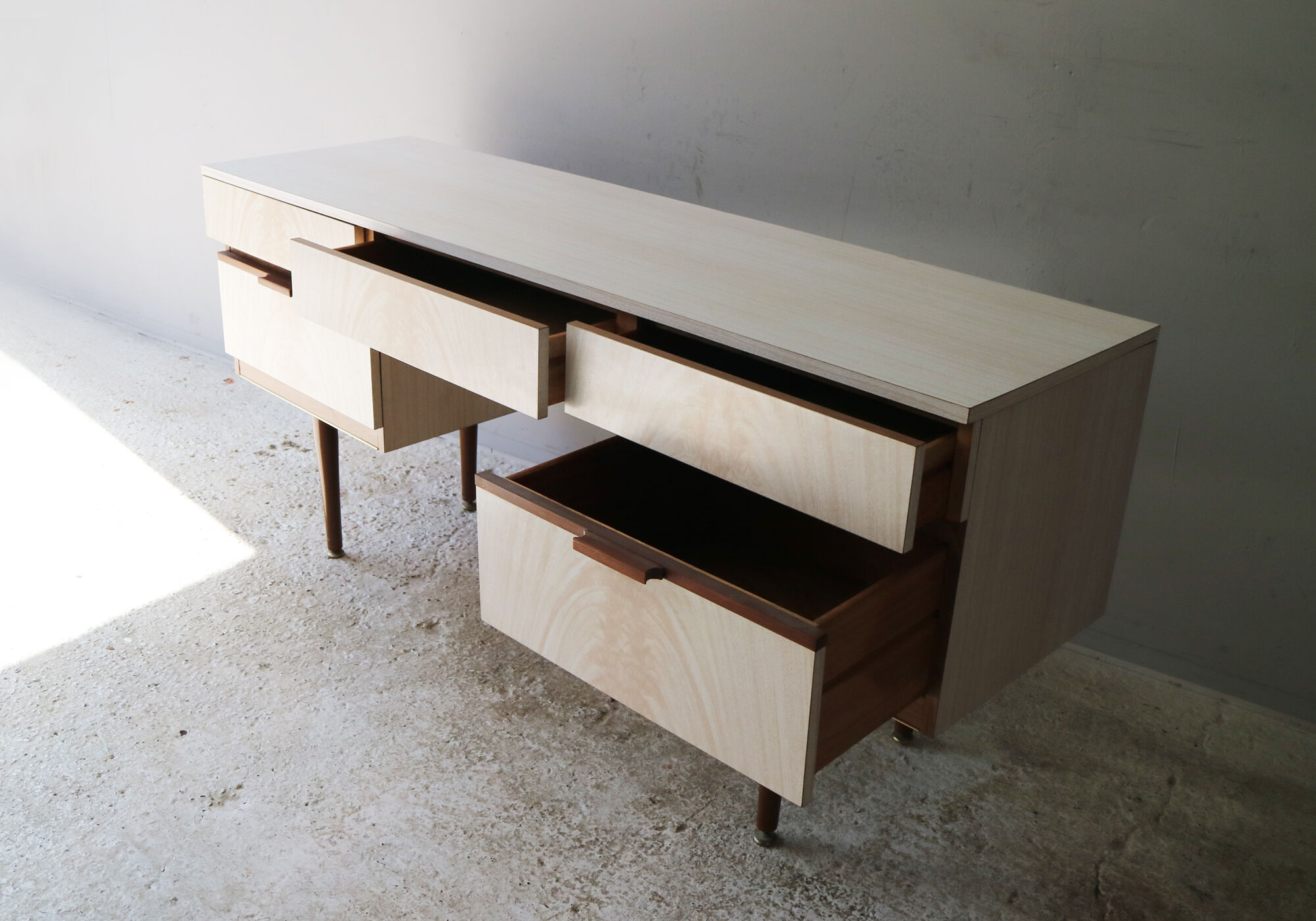 1970’s mid century formica and teak desk